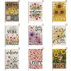 Banderas de Jardín de Venta Caliente Transfronterizas para Primavera y Verano, Banderas Decorativas Personalizadas con Atmósfera de Jardín Nórdico, Banderas para Festivales al Aire Libre al por Mayor