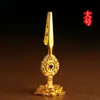 Suministros de Ofrenda Aleación Porta Incienso Clip de Incienso de Loto Quemador de Incienso Soporte de Incienso Inserto de Incienso Incienso de Sándalo Agarwood Incienso en Espiral Incienso en Varilla Adecuado