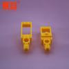 Zgdz511512 Base de Haste Reta Amarela para Servo 9g Base de Haste Fixa Braçadeira de Máquina Base de Leme Peças para Produção Pequena