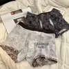 Ropa interior sexy para hombre con estampado de leopardo de algodón Lyocell, cómoda y transpirable, diseño de camelia antibacteriano 10A, bóxers