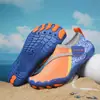 Novos sapatos de vadeio infantis para atividades ao ar livre transfronteiriças, sapatos de fitness, esportes, yoga, sapatos de praia respiráveis e antiderrapantes para vadeio, sapatos de natação