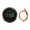 3318 Indicador Digital Redondo de Voltaje y Potencia de Dos Cables de Alta Precisión con Función de Memoria de Apagado DC7-100V