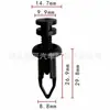Hebilla de sujetador de plástico 90467-09096 adecuada para guardabarros de Toyota, paracho delantero, guardabarros