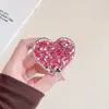 Accesorios de Resina Transparentes Brillantes en Forma de Corazón DIY Pegamento Cremoso Accesorios para Fundas de Teléfono Móvil Pegatinas para Vasos de Agua Lindos Ins