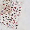 Adesivos Tomoni para Nail Art em Relevo DIY Populares Doces e Descolados Adesivos de Unha Material de Adesivo de Tecido Pônei Moderno Simples