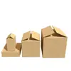Caixa retangular grande para envio postal, pronta para uso, em papelão ondulado, caixa plana especial para atacado.