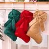 Decoraciones colgantes de calcetín de Navidad 2027 nuevo estilo nórdico adorno colgante para manija de puerta bolsa de regalo de dulces para niños