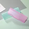 Estojo de óculos transparente de cor nova 2021 plástico óculos para miopia óculos de leitura portátil fábrica atacado fornecimento direto