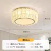 Luminária de teto para quarto, luminária de teto romântica de luxo francês em forma de pétala, luminária principal de alto padrão para quarto e sala de estar