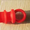 Tapa de Poste de Advertencia PE Anticolisión Marcador de Cruce de Ferrocarril Poste Marcador de Carretera Accesorios para Instalaciones de Tráfico Anillo de Hebilla Cadena a Través