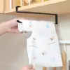 Portarrollos de Papel de Cocina Grande, Estante para Rollos de Papel de Cocina sin Taladro para Gabinete, Estante de Almacenamiento, Portatoallas de Cocina, Organizador para Papel Film y Paños de Limpieza