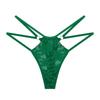 Ropa interior nueva europea y americana para mujer, de cintura baja, con encaje floral divertido y tentador, anillo fino, ropa interior Amazon en stock, salida de fábrica