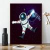DIY pintura al óleo digital directo de fábrica astronauta para colorear venta al por mayor puesto de pintura distribución pintura decorativa para sala de estar pintada a mano