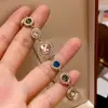 Pulsera Redonda de Dopamina Transfronteriza Europea y Americana Pulsera de Lujo Ligero de Gama Alta Estilo Palacio Retro Pulsera Exquisita Versátil para Mujer