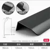 Manija Invisible Anti-Corte en Forma de Arco para Puertas y Cajones de Gabinete, Puerta de Gabinete Minimalista Moderna, Manija Larga Negra Estilo Ángulo Recto de Lujo Ligero