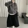 26 Nueva Colección de Otoño: Cárdigan de punto para mujer Dongdaemun Corea, alta calidad, simple, cuello redondo, de un solo botón