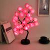 Lámpara con Forma de Árbol, Lámpara Bonsái, Lámpara de Mesa Decorativa, Luz de Noche LED, Flor de Rosa, Flor de Ciruelo, Lámpara de Hoja de Arce, Iluminación Continua, Protección Ocular