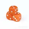Dados al por mayor, Acrílico sólido de colores, Accesorios multiusos para entretenimiento y juegos de enseñanza, Dados de 16 mm con esquinas redondeadas