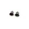 Pendientes de Calabaza de Vidrio con Circonita de Aguja Plateada, Nuevo Diseño Estilo Chino, Pendientes de Alta Gama, Lujo Ligero, Exquisitos, de Nicho, Versátiles