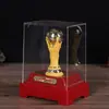 Artesanía de Resina Regalos al por Mayor Arena de Terciopelo Dorado Fortuna Adornos de Escritorio Regalo para Conferencia de Seguros Hecho a Medida Lámina de Oro