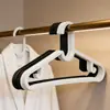 Cabides Plásticos Antiderrapantes Domésticos para Roupas, Duas Cores, Adequados para Uso Seco e Úmido, Varal de Secagem de Roupas