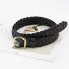 Cinturón Tejido Nuevo Hecho a Mano Transfronterizo para Mujer, Cinturón Decorativo Vintage de Moda para Vestidos, Faja para Cintura sin Perforaciones para Niñas