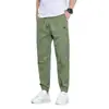 Pantalones Casuales Frescos de Seda de Hielo para Niños Verano Delgados Pierna Ancha Atados Nueve Puntos Pantalones Deportivos de Secado Rápido Nuevos 2025