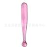 Palo de Masaje Masturbatorio para Mujeres Palo de Bolita Rosa Pequeño Vidrio Dick Espalda Cúpula Anal Juguete para Adultos Productos Sexuales Sustituto Cabello