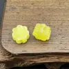 Colgante de Cera de Abeja de Segunda Generación Pequeños Accesorios DIY Hecho a Mano Resina Flor de Loto Gota Cadena de Cuentas de Calabaza Pulsera Hebilla Segura Colgante