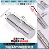 16192532mm Tubo Redondo de Aço Inoxidável Conector de Topo Externo Interno e Externo Conexão de Tubos para Prateleira Expositores Cabideiros