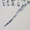 Moderno Novo Chinês Tinta de Ácido Acético Spub Cabelo Grampo de Cabelo Feminino High-end Hanfu Cheongsam Grampo de Cabelo Vintage Acessórios de Cabelo