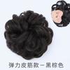 Anel de cabelo de cabeça de almôndega, grampo de cabelo, anel de cabelo duplo, anel de cabelo de cabeça de almôndega, anel de cabelo de panela de noiva, almofada de cabelo natural fofa