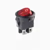 Fornecimento de Interruptor Rocker Redondo 20mm Kcd2 Interruptor em Forma de Barco Interruptor Rocker Redondo de Alimentação Vermelho Preto Verde
