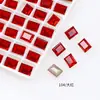 Pedras de Strass Cristal de Gelo Dongzhou, Retangular, de Ângulo Reto, com Fundo Pontiagudo, Pedras de Strass de Vidro, Decorações de Unhas Estilo Chinês Imitação, Acessórios para Nail Art