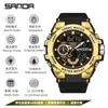 Reloj Sanda para hombre, multifuncional, deportivo, con doble pantalla, luminoso, resistente al agua, para estudiantes de secundaria y jóvenes, reloj electrónico con alarma.