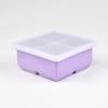 Molde para Cubitos de Hielo Bandeja de Hielo Caja de Almacenamiento para Refrigerador Grande de Silicona Fácil de Desmoldar Molde para Cubitos de Hielo de Grado Alimenticio