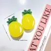 Acessórios de Resina Simulados de Abacate Pequeno, Cenoura, Morango para Capa de Celular DIY, Presilha de Cabelo Infantil, Materiais para Acessórios de Cabelo