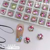 Rhinestones de Lujo de Forma Irregular de Alta Calidad para Uñas, Cristales Brillantes de Año Nuevo para Uñas, Accesorios de Copo de Nieve, Versátiles Rhinestones Ligeros 3D