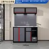 Gabinete de Ferramentas para Serviço Pesado Zhongtengxin, Combinação de Gabinete para Reparo Automotivo, Gabinete de Armazenamento de Ferramentas de Ferragens, Bancada de Trabalho, Gabinete Metálico para Oficina de Manutenção