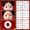 2025 Año de la Serpiente Año Nuevo Maquillaje para Actuación Infantil Sticker para Cejas Impermeable Color Antiguo Sticker de Esquina Grande Cabeza
