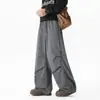 Pantalones de Paracaidista Funcionales para Exteriores, Súper Suaves, con Caída, Sensación de Hielo, Malla Transpirable, Caída Suelta, Pierna Recta, Pantalones Casuales