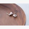 Pendientes de Plata S925 Nalan, Pendientes de Bádminton Modernos y Únicos, Accesorios de Oreja Lindos al por Mayor para Mujeres E3136