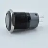 Loniu 19mm Autoregenerante Cabeza Plana Cabeza Alta Sin Luz Oxidación Negra Metal Pulsador 12/16/19/22