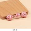 Hengmeihe Clase a Cheongsam Botón de Placa Chinoiserie Flor de Loto Mandala de Jade Botón Chinoiserie Dinastía Han Botón Tejido a Mano