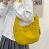 Bolso bandolera informal de nailon, estilo japonés, moderno y sencillo, para estudiantes.