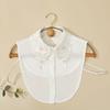 Nueva Moda Pestañas de Alta Resistencia Cuello Bordado Soluble en Agua de Alta Gama Cuello de Camisa Retro Cuello Falso para Mujer Venta al por Mayor de Alta Gama