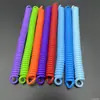 Cuerda de Resorte de Plástico Directa de Fábrica Sellada por Calor en Ambos Extremos Cuerda Elástica DIY Cadena Retráctil de Resorte Semi-acabada EVA de Colores