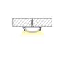 Canaleta de Aluminio para Tira de Luz Lineal sin Ranura, Canal de Luz en Forma de U para Techo Montado en Superficie, Perfil de Aluminio Hecho de Aleación de Aluminio Grado Aeronáutico 6063