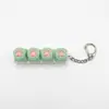 Chaveiro Botão Luminoso de Patinha de Gato Chave de Teclado Switch Tecla de Teclado Brinquedo Descompressão Pingente de Bolsa Chaveiro