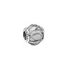 Pulsera Pangadora de Plata Esterlina S925 Hueso de Serpiente con Cuentas Planas con Cuentas Corazón del Océano Venta Caliente Joyería DIY
